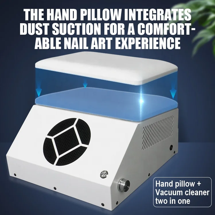 AT-NDC-019 120W Side suction nail dust collector with PU hand pillow factory