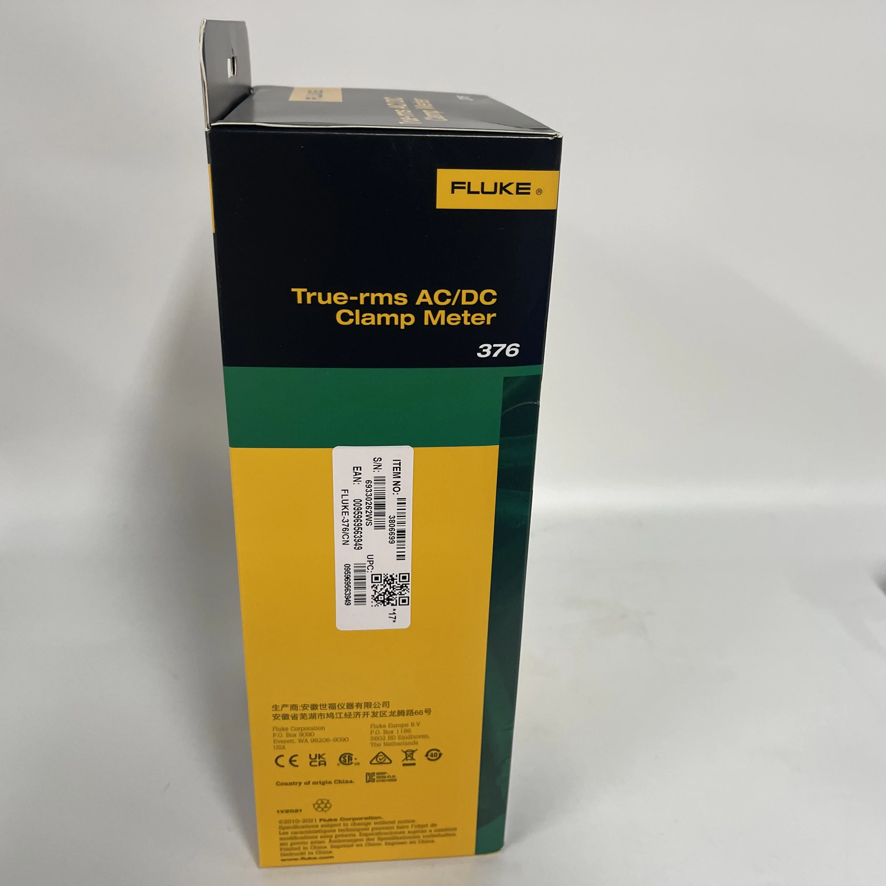 FLUKE True-rms AC/DC Clamp Meter 376