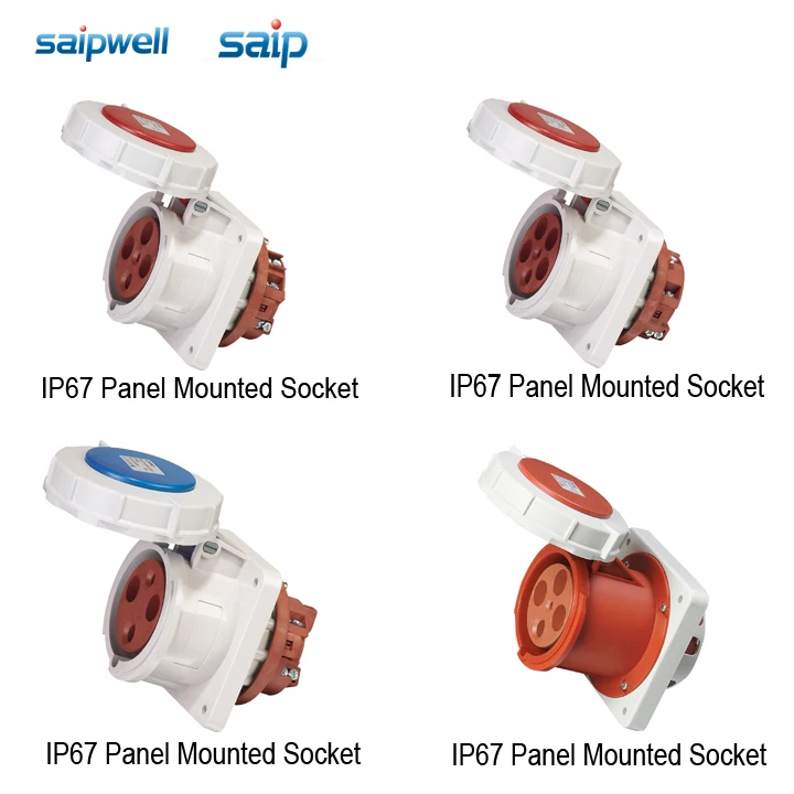 Saipwell Iec Ip67 Reefer Container Plug 4 Pin Industrial Socket 400450v 32a 4p Buy Industrial