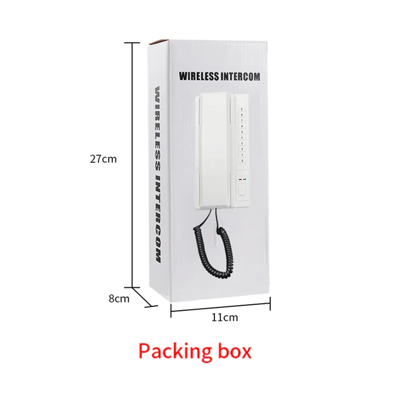 VIDEW Wireless Audio Intercom System Super Long Range Cordless Telephone Wireless Phone Door Access System