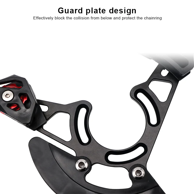 RIDERACE Mountain Bike Pulley Chains Stabilizer MTB ISCG05 Chain Guide BB Mount DH 32-38T Chaining Protector Plate Bicycle CG04