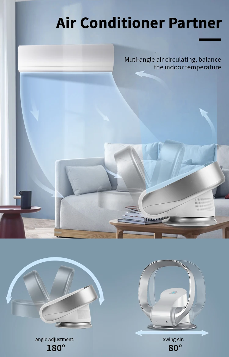 Desk Wall Fan, Electric, Plastic - detail 16