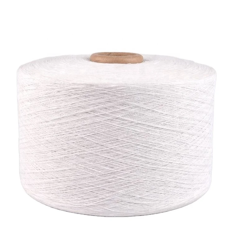 NE10S,NE12S CVC Cheap price white weaving yarn manufacturer cotton polyester yarn for weaving fabric