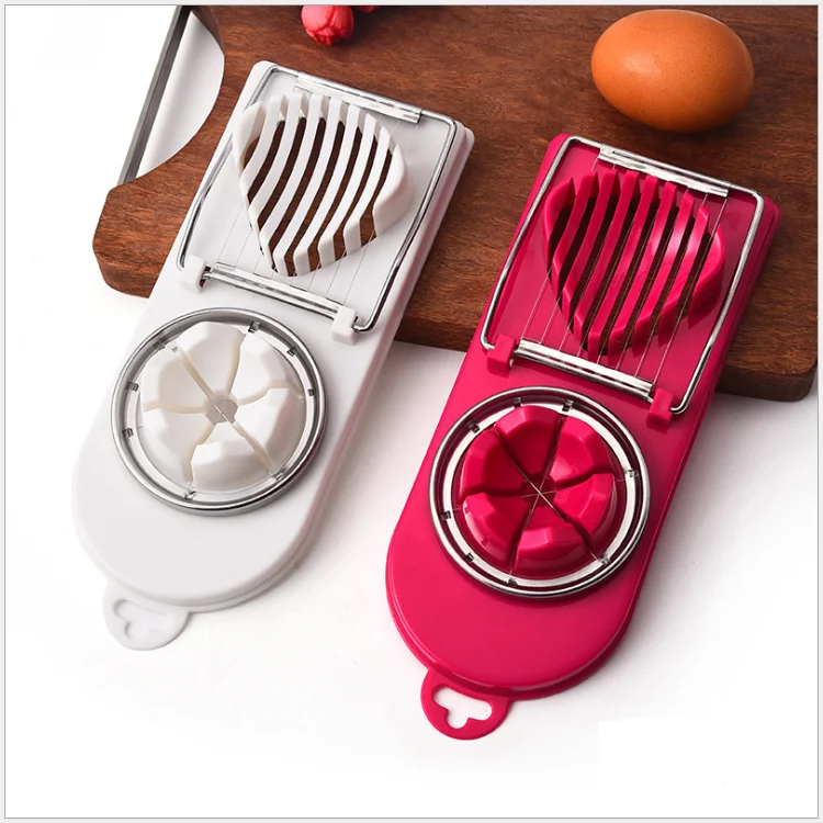 Egg Cutter En Acier Inoxydable Oeuf Trancheuse Fraise Coupe Cutter Tomate Trancheuse DF