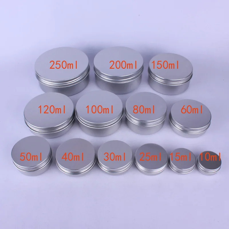 60g aluminum tins with screw lid,60ml