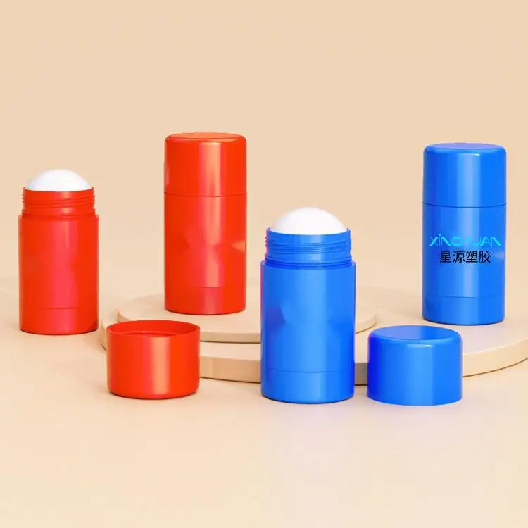 Twist up Push Stick Deodorant Container Packaging Eco Deodorant Stick Container Empty Bottle Deodorant Roll on Packaging Oval