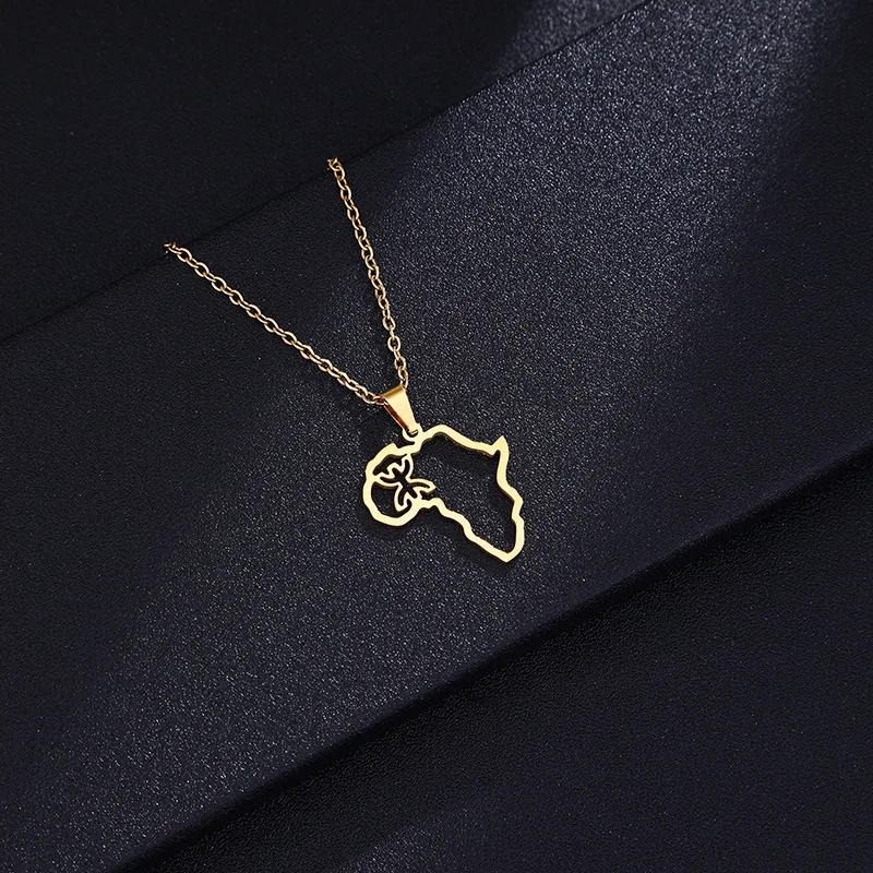Custom Map Necklace