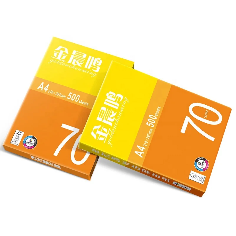 Китайский производитель копировальной бумаги 100% древесная целлюлоза A4 копировальная бумага 70 г/м2 80 г/м2 копировальная бумага