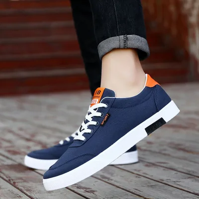 Hot Mens Sneakers Fashion Canvas Casual Shoes Men