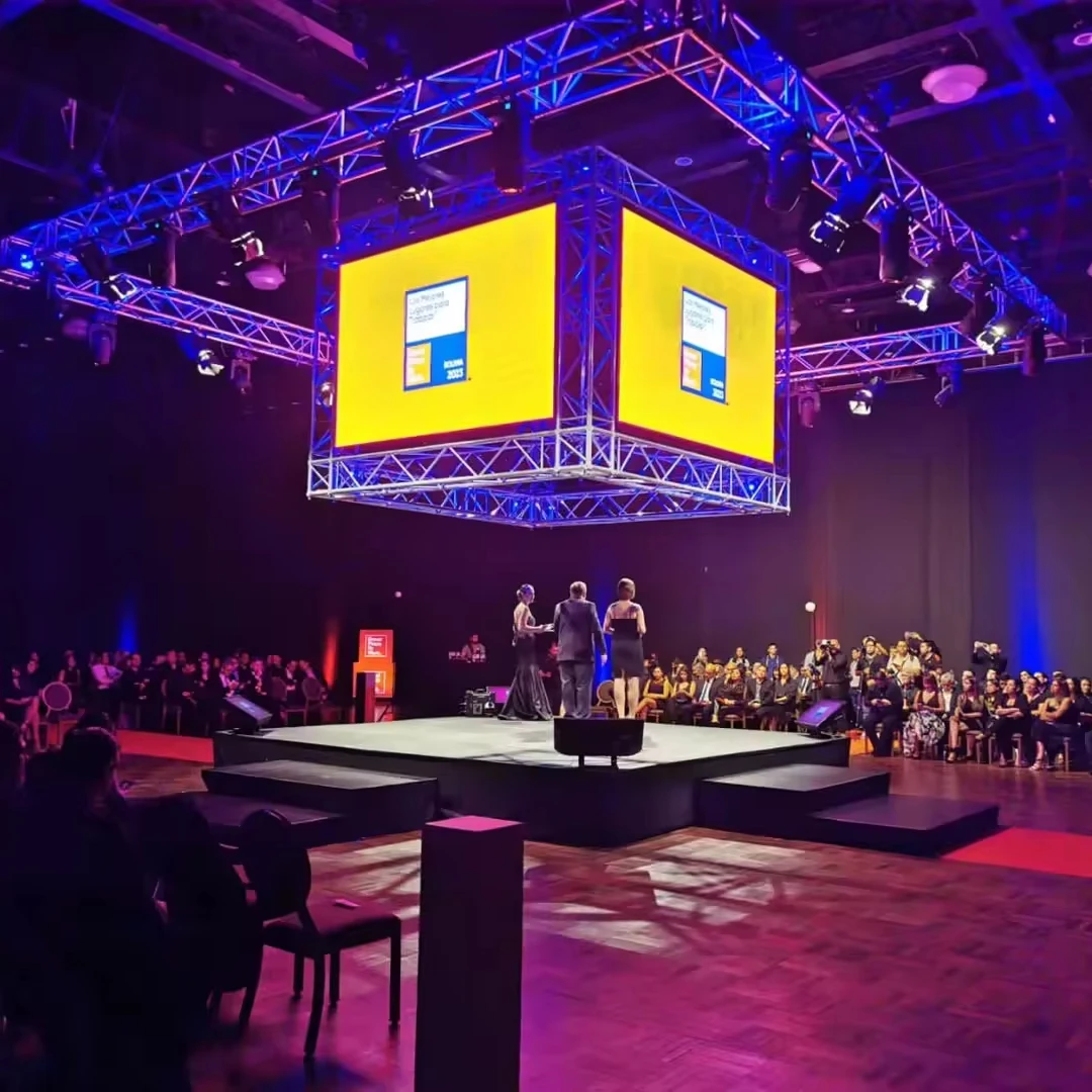 YAKE 6mx4m Turnkey Complete System P2 P3 P2.6 P2.9 P3.91 LED Display 500mmx500mm Led Panel Background Indoor Outdoor LED Screen