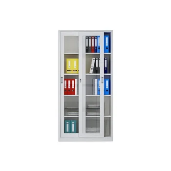 New arrival best prices 2 Doors Office Storage Cabinet Customized Steel Cupboard Metal Cabinet Filing Cabinet With 4 Shelves