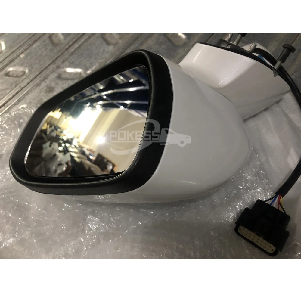 DS73-17682 Big Plug Right Matte Rearview Mirror fo