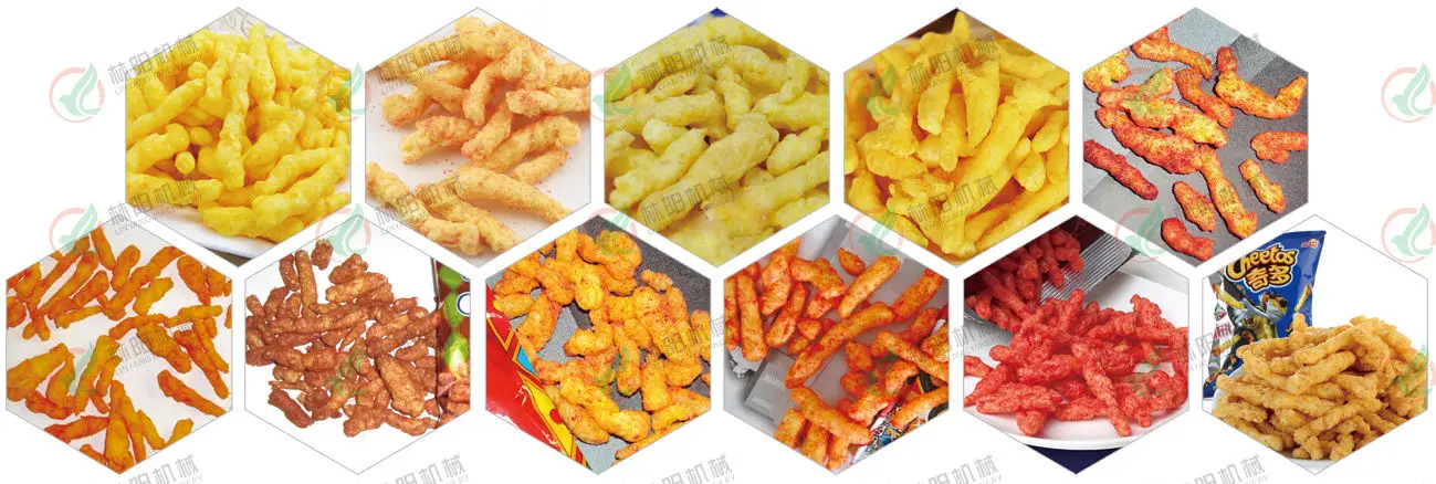 Cheetos Manufacturing Snacks Machine Flaming Hot Cheetos Fried or Baked Cheetos Machines Maker