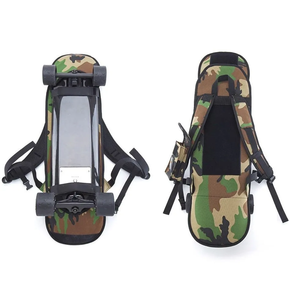 Custom Camo Longboard Bags Electric Skateboard Cruiser Carry Shoulder