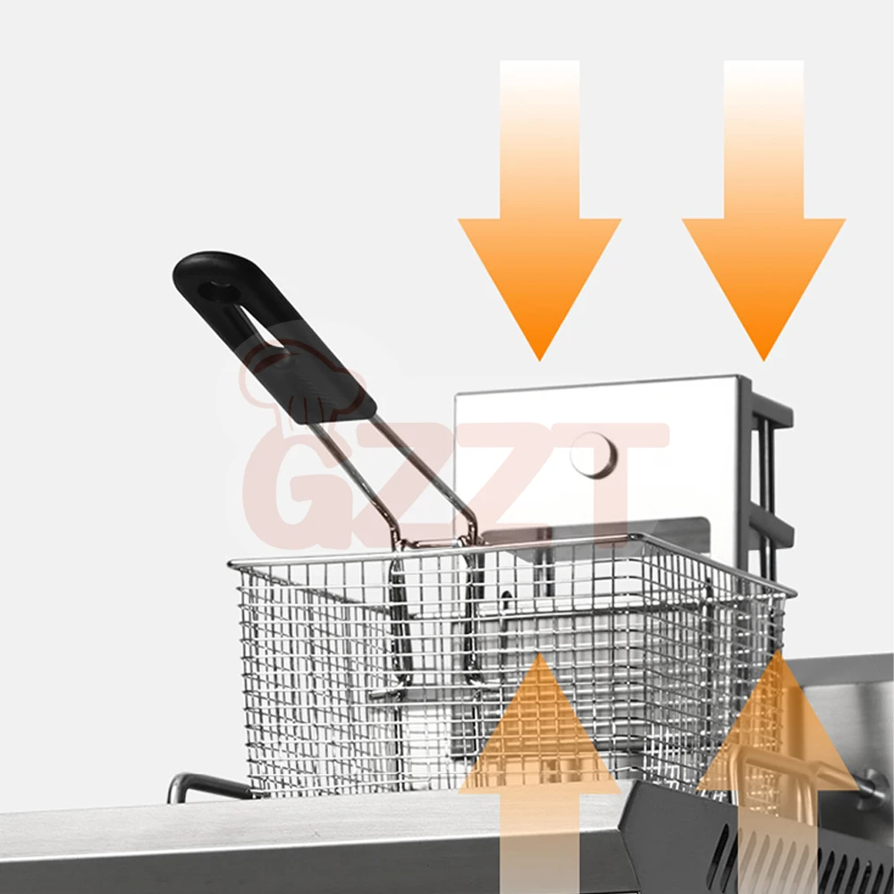 28 Liter Tabletop Automatic Lift-up Frying Machine Electric Deep Fryer Chicken,Deep Fryer Commercial - Image 2