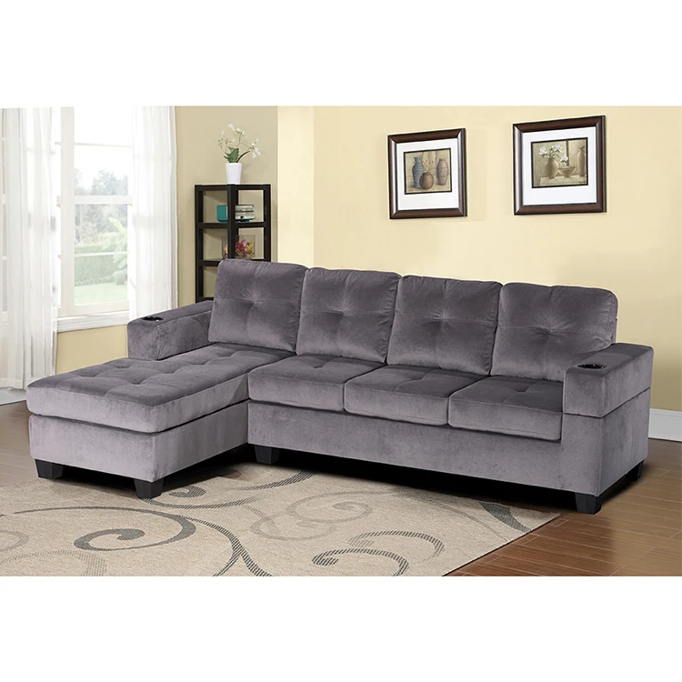 Wholesale Good Quality L Shaped Sofa Sectional For Living Room Luxury