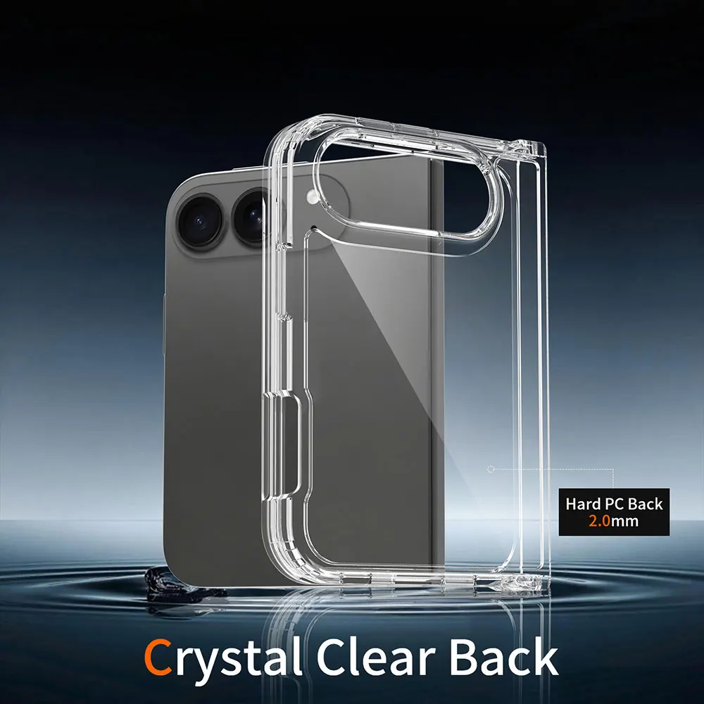 Laudtec Ultra Slim 2.0mm PC+TPU Case for iPhone 18 Fold Case,  Anti-Scratch & Anti-Stain , Silky Touch, Support Customized Logo