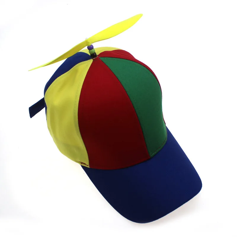 Buy Syhood Propeller Hat Helicopter Clown Hat Rainbow Beanie Hat