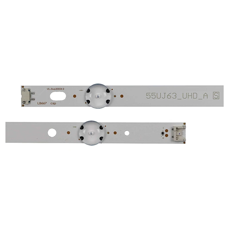 YSABVCP Kit Bande Rétroéclairage LED Compatible TV 55UK6100 55UJ6300 Etc. - 10 Pièces Pour 1 Téléviseur