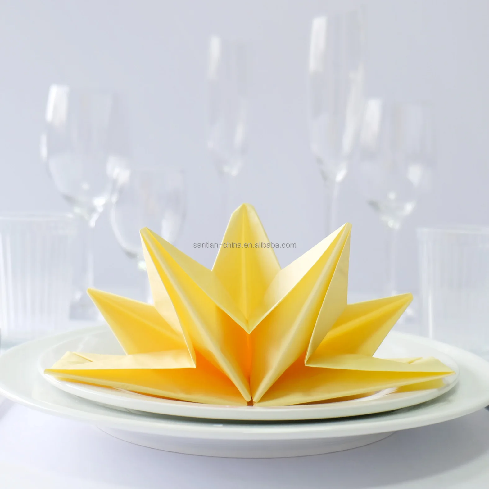 Pre Folded Colored Paper Napkins In Good Quality Buy Pre Folded Paper