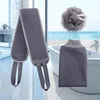 Bath scrubbing three-piece set [Gray]