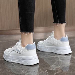 W5520 Fashion Increasing Casual Sports Shoes Chunky Sneakers Woman  Platform Shoes