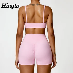 ODM OEM Custom High Quality Yoga Active Wear Set Women Custom Gym Sets Summer Gym Wear Compression Workout Set Female Activewear