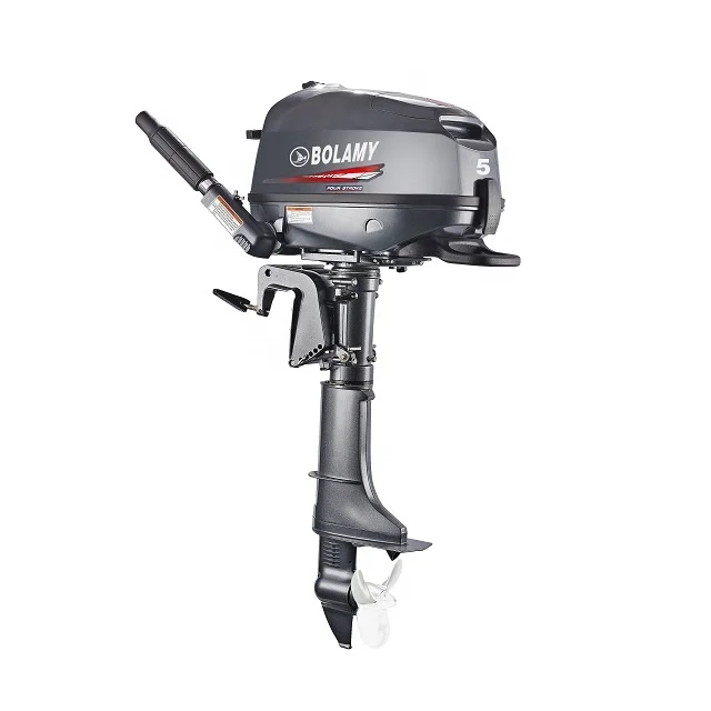 Efficient fuel consumption 4 stroke 5hp boat engine reliable durability outboard motor