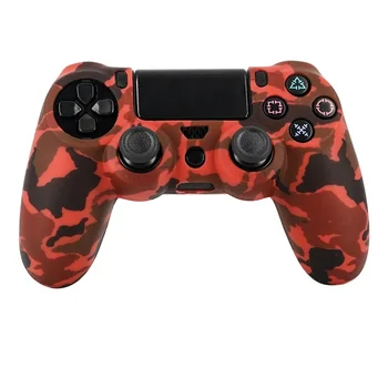 OKSILICONE Camouflage Silicone Cover Skin Protector Compatible For PS4 Controller Gel Case Cover for Dualshock PS 4 Control