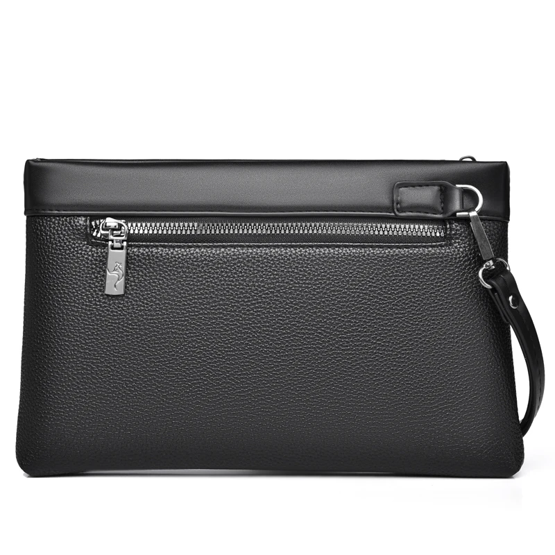 PU Leather Multifunctional Large Wallet Business Bag Casual Envelope Bag  Fashion Men's Clutch Handbag