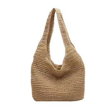 2023 New Handmade Shoulder Holiday Beach Bag High Capacity Summer Leisure Bag