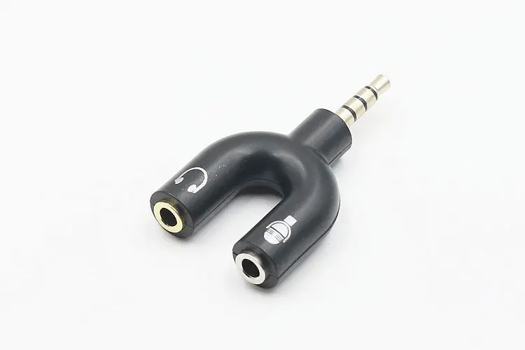 Séparateur micro audio 3,5 mm - prise double jack - câble audio - casque