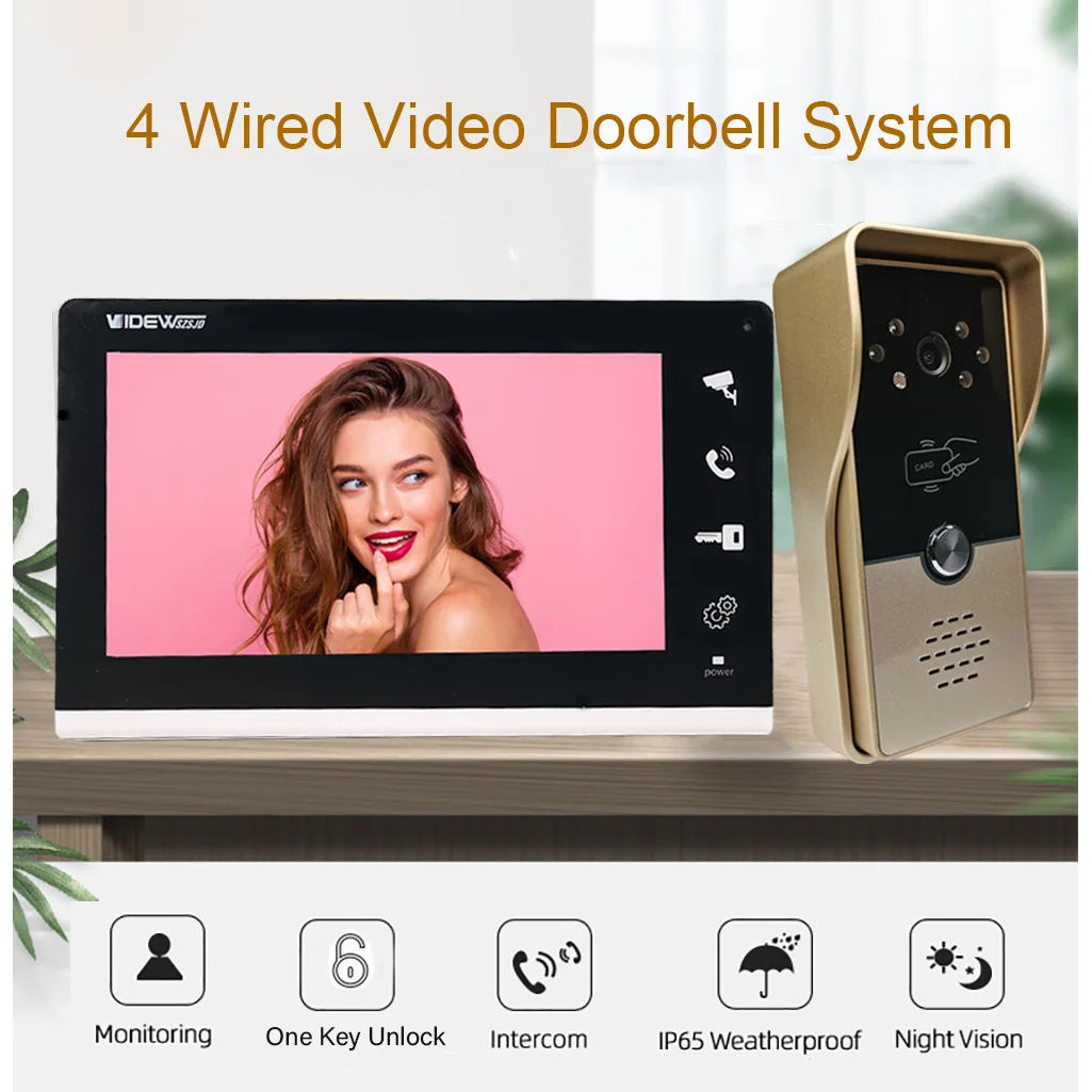 Video Intercom Best Doorbell System VIDEW Video Door Intercom