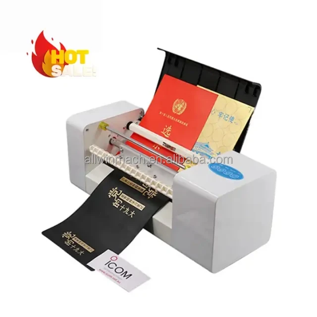 Factory 360c Automatic Digital Gold Aluminum Foil Printer Wedding Card