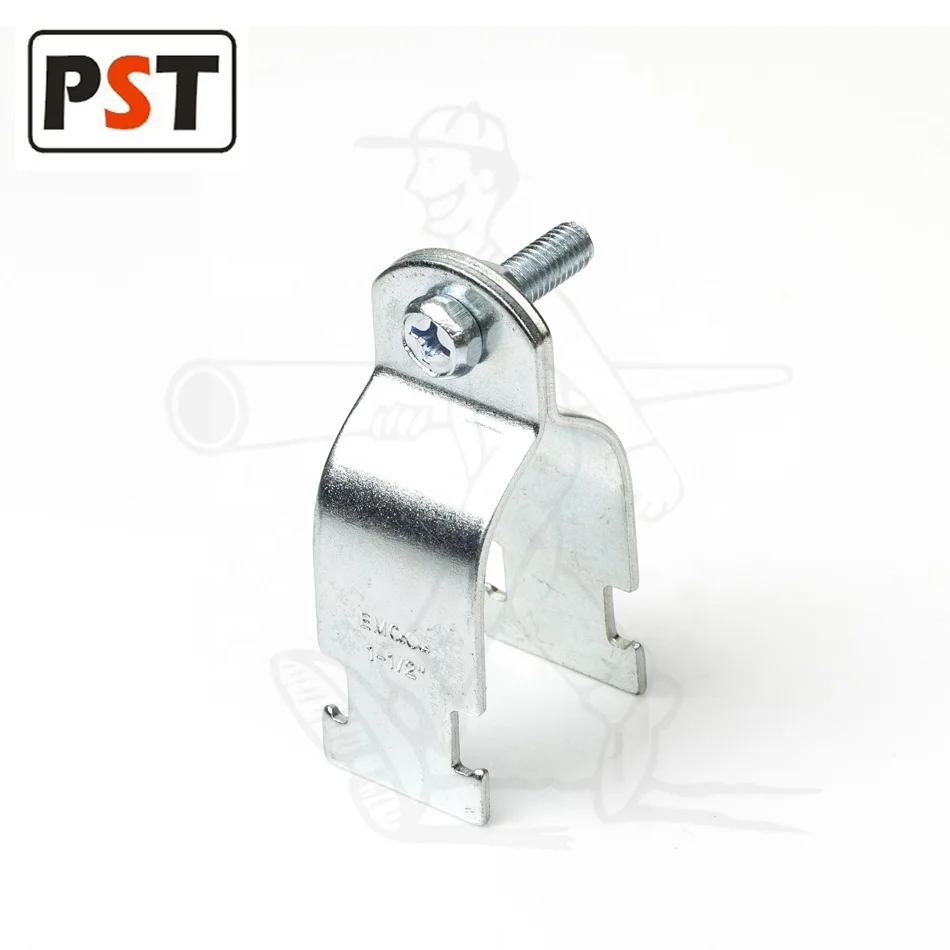 Universal Two Piece EMT or Rigid Conduit Strut Clamp
