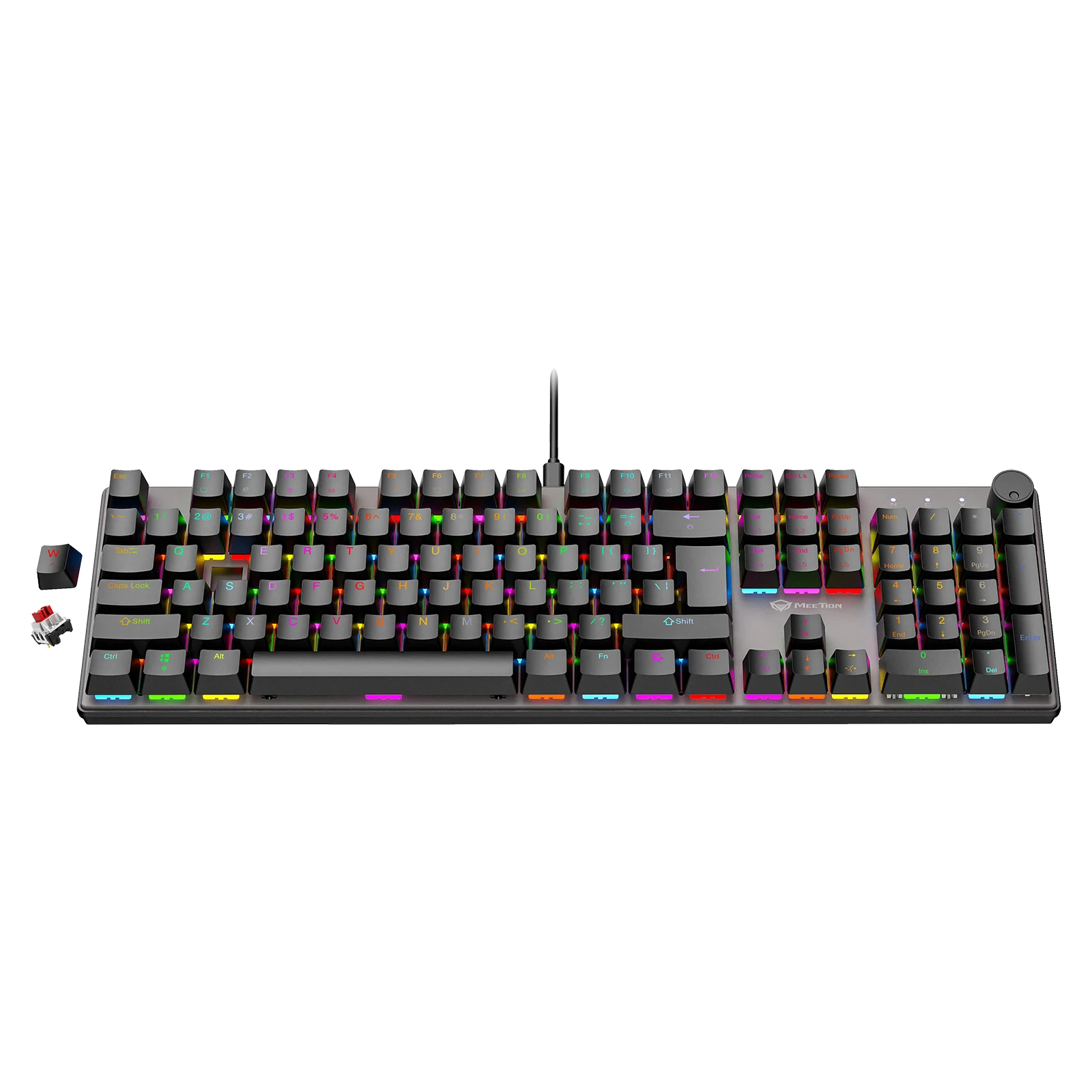 T*K様 ミーション Meetion ゲーミングキーボード MK80 Best Wholesale Ultra-thin Mechanical Keybaord | Meetion