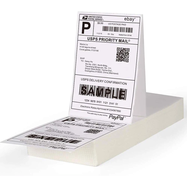direct thermal shipping labels