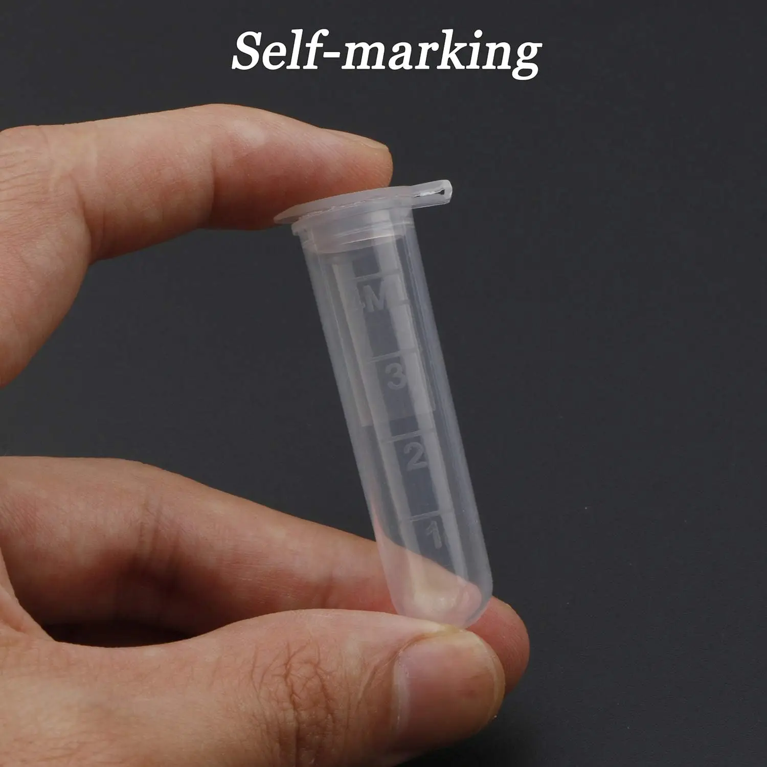 Disposable 5ml Laboratory for Test Centrifuge Tubes with Clear Polypropylene Material and Locking Lids for Laboratory Use