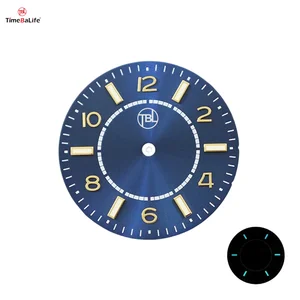 Custom Service Luxury Luminous Dial for Mechanical Quartz Watches Sunray Finish Factory Wholesale