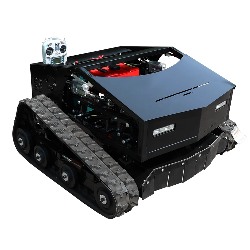 Agricultural Robot Zero Turn Flail Crawler Gasoline Remote Control Lawn Mower 800mm