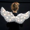 White angel wings (with led light)