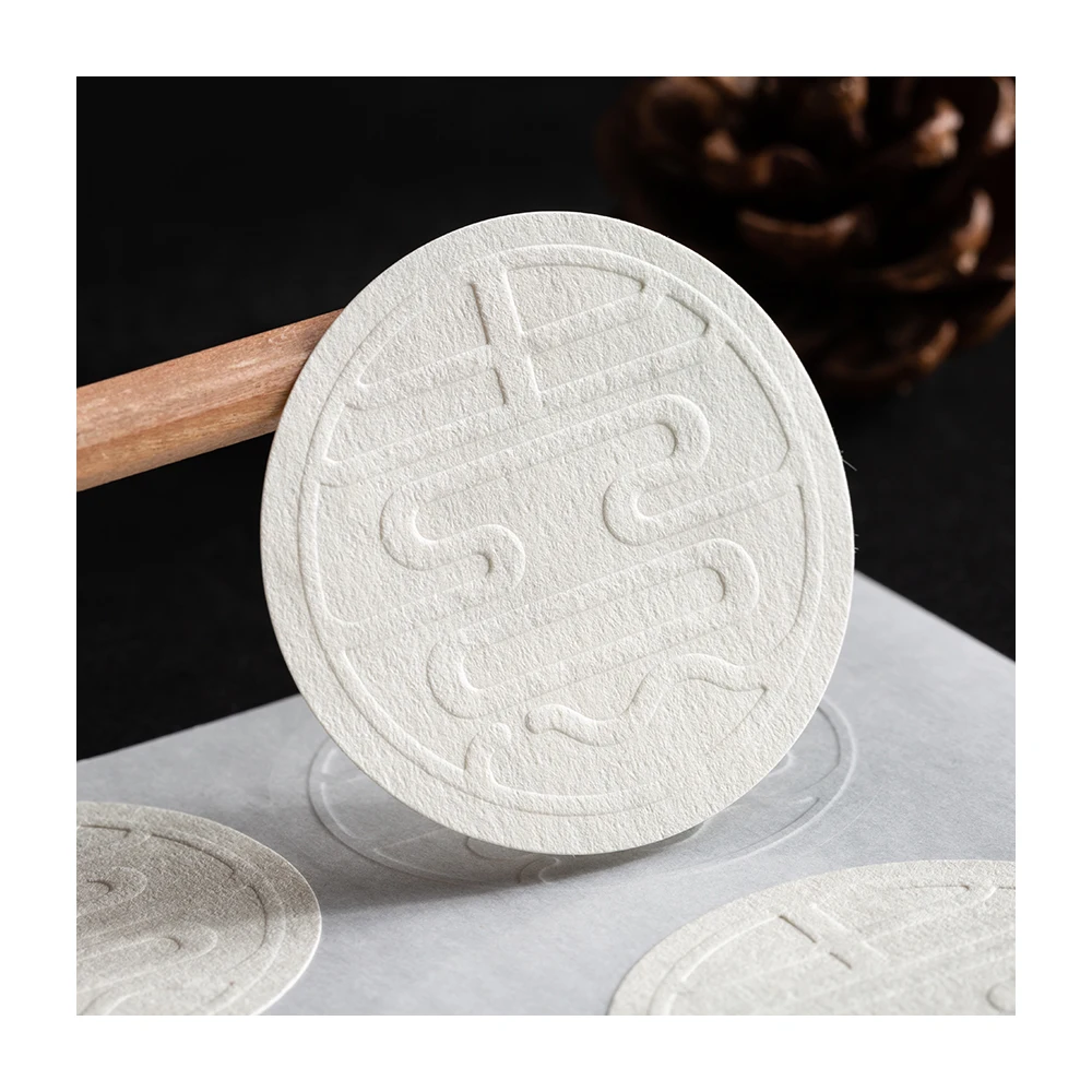 Sticker Embossed Label LOGO Printing Custom Sealing Matte Sticker Custom Adhesive Brand logo Sticker