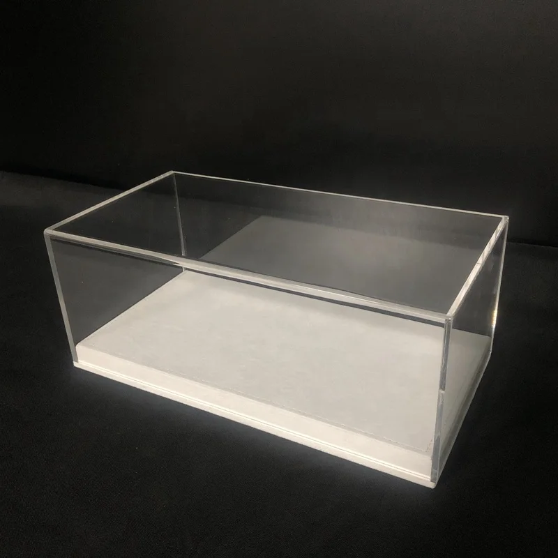 Small clear Acrylic Display Box With Screw Lock Acrylic Shoe case