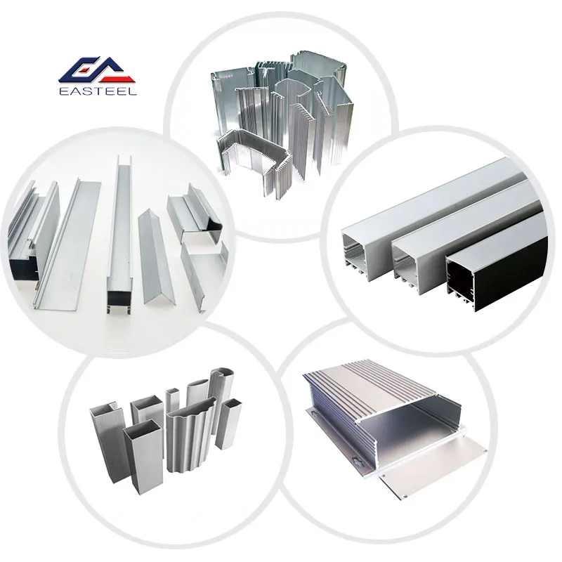 China Supplier Custom 6000 Series Anodized Aluminum Extrusion Profiles with Cutting Service-Factory Price