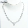 Collier Moissanite 14K-DEF