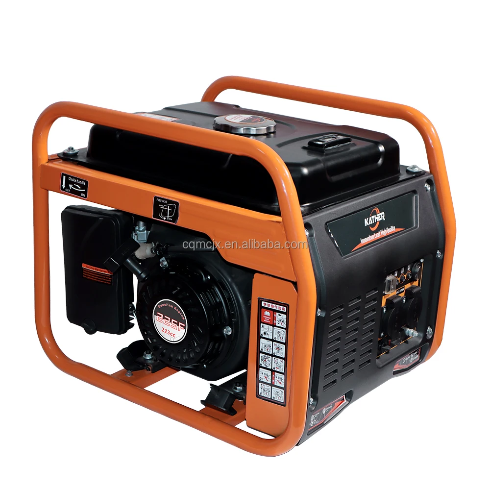 product 110v 220v single phase gasoline generators 4kw open frame inverter generator portable camping open frame power petrol generator-2