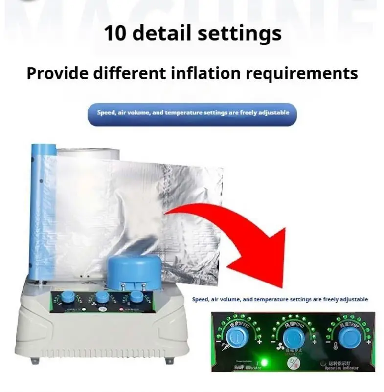 Mini Multifunctional Automatic Air Cushion Machine | Bag Maker for Bubble Packing Wrap Film & Pillow Shipping Packaging Material