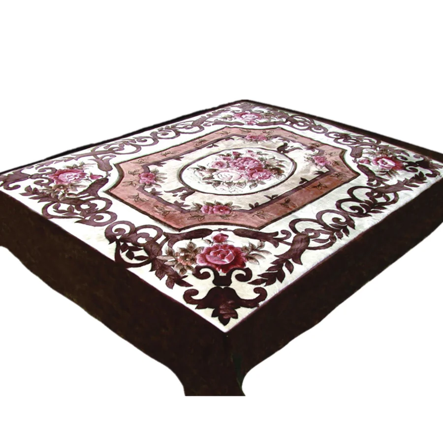 Latest Double Bed Designs 100 Polyester Fabric Wholesaler Pakistani Mink Blanket