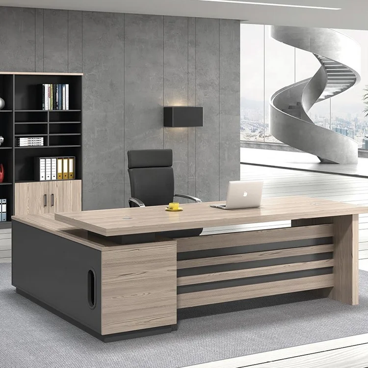 High End Luxury Escritorio De Oficina Office Furniture L Shape Design  Strong Mobilier De Bureau Home Executive Boss Office Desk - Buy Executive  Desk,Office Desk,Office Table Product on 