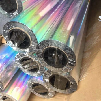 Fashion custom Laser adhesive Printable car wrapping holographic vinyl rainbow